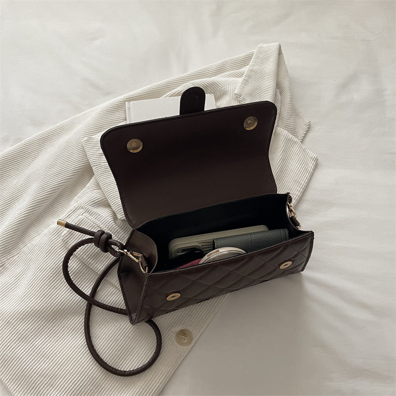 Gepolsterte Kunstleder-Clutch-Tasche