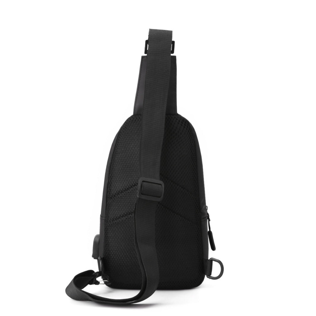 Stylische Stoff Schultertasche Brehn