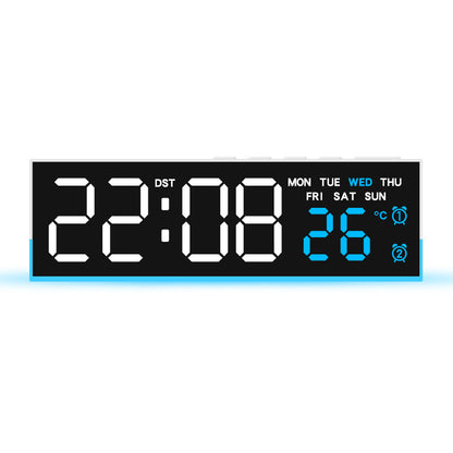 Digitaler Multifunktionaler LED-Wecker mit Temperatur- und Wochentagsanzeige Brehn
