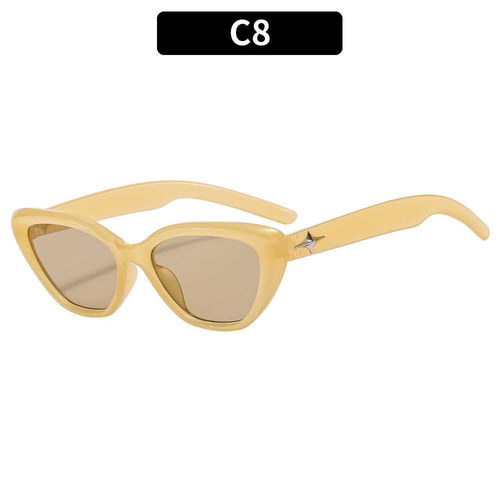 Chice Cat-Eye-Sonnenbrille mit Schildpatt-Rahmen