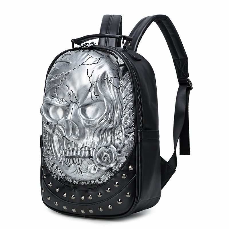 Stylischer Rucksack mit Totenkopf-Design Brehn