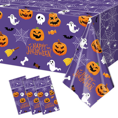 Einweg-Party-Tischdecke mit Halloween-Motiv und Servietten-Set