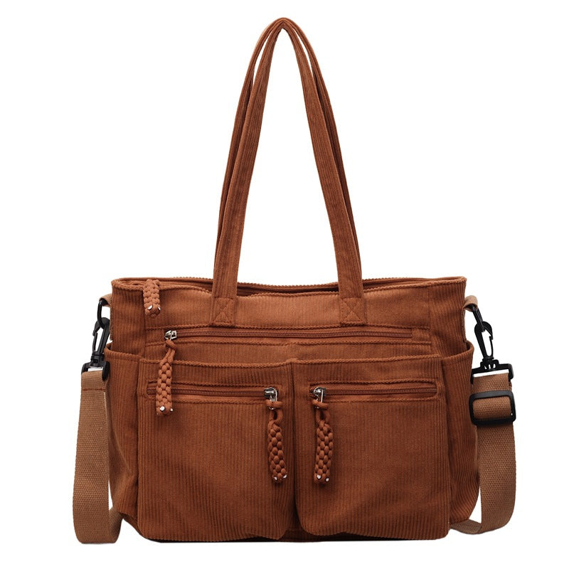 Stylische Mehrfach-Taschen-Tragetasche Brehn