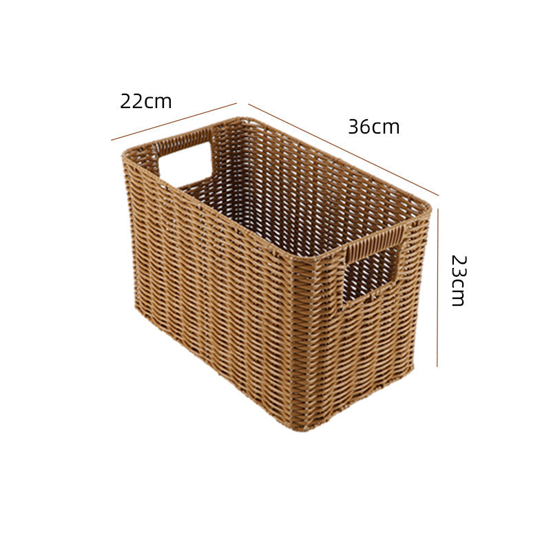 Aufbewahrungskorb aus natürlichem Rattan