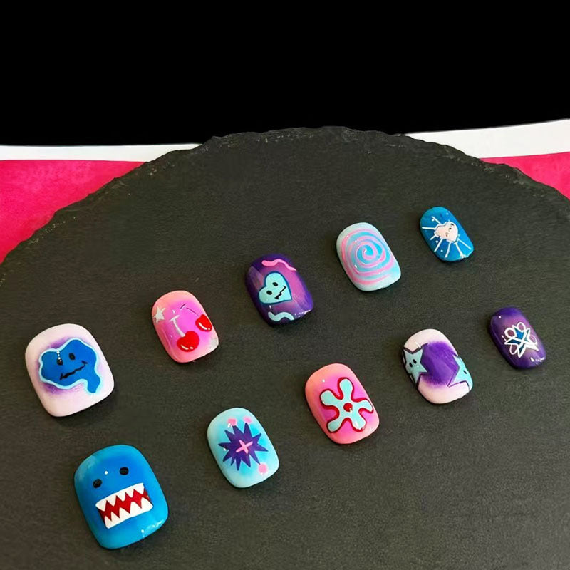 Verspieltes Künstlerisches Nagelkunst Design Set Brehn