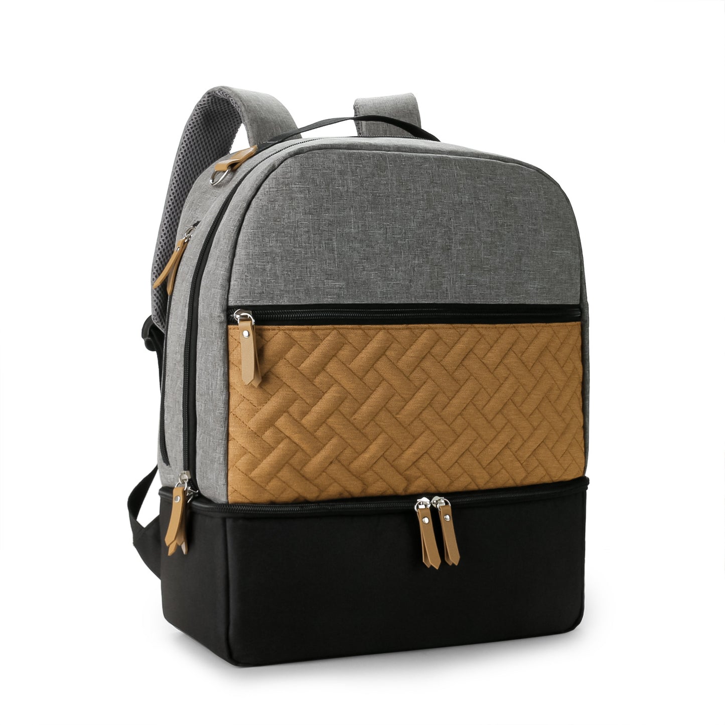 Rucksack mit Floralem Muster und Separatem Fach Brehn