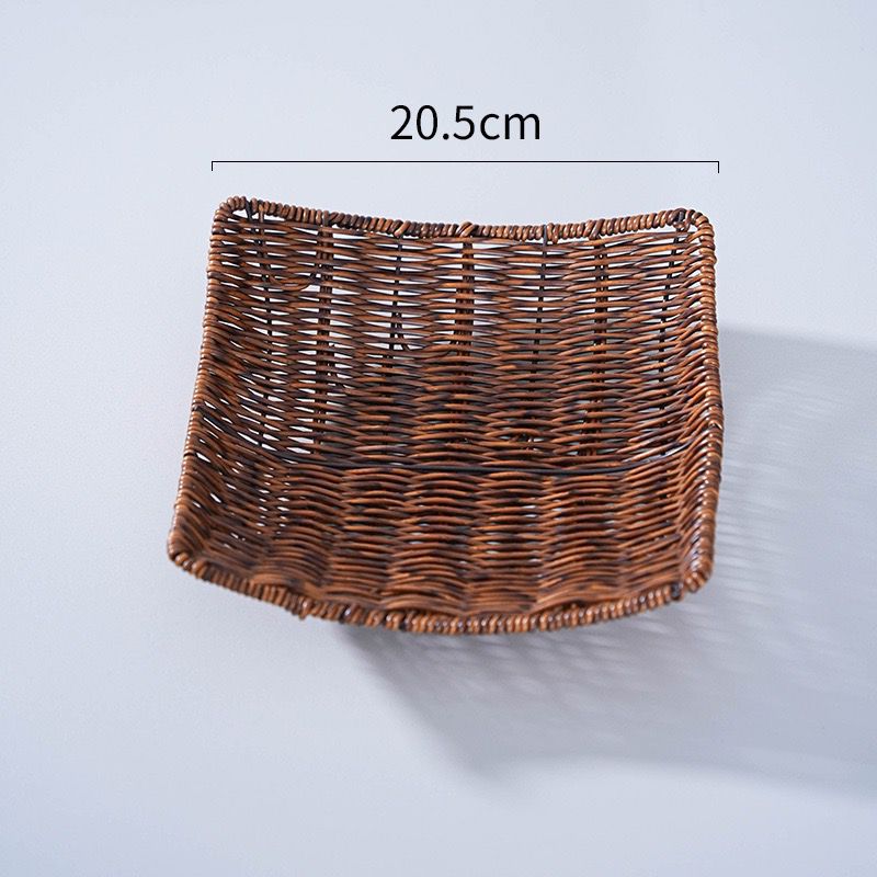 Unisex Elegante Rattan Servierplatte Brehn