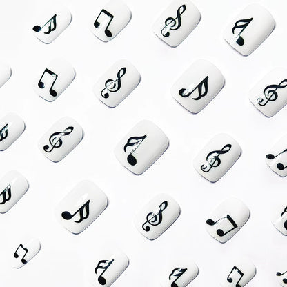 Musikalische Note Nagelkunst Brehn
