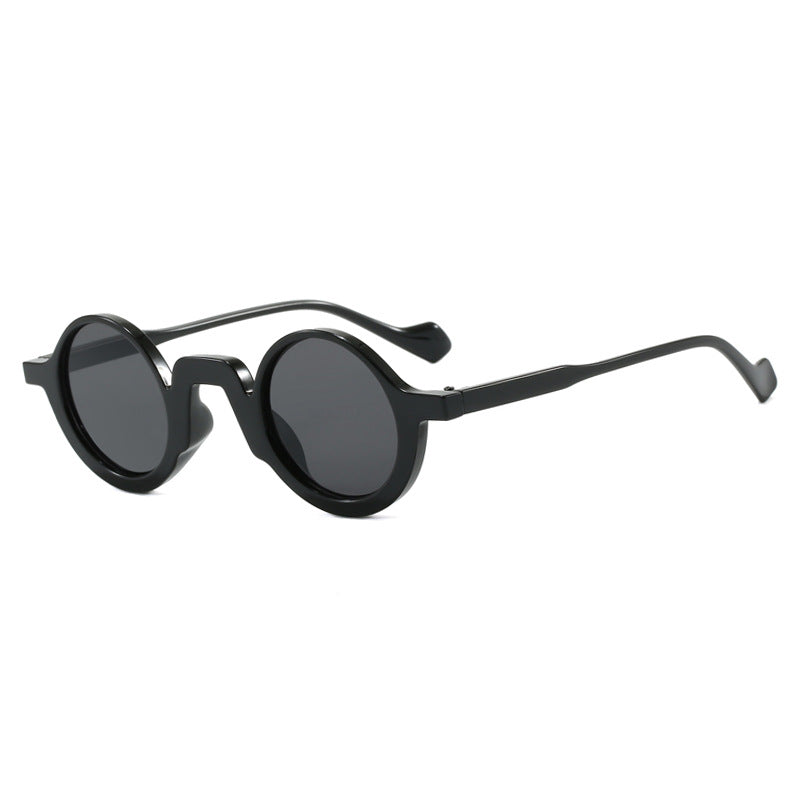 Damen runde Sonnenbrille mit innovativem Design und UV-Schutz Brehn