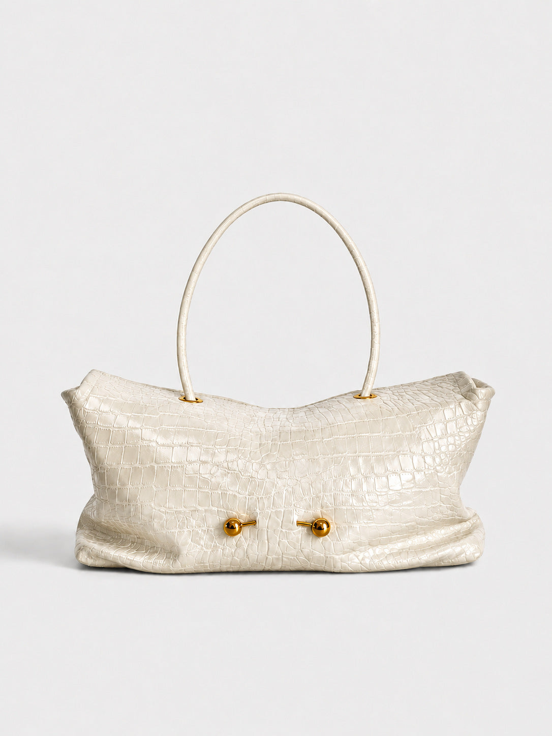 Krokodilhaut-Handtasche