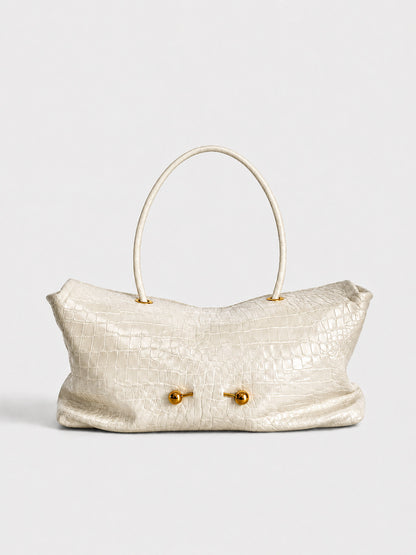 Krokodilhaut-Handtasche