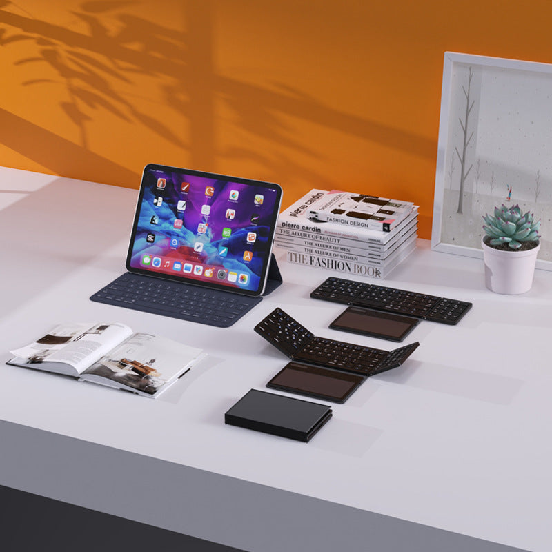 Ultra-Slim Tragbare Bluetooth-Tastatur mit Touchpad Brehn