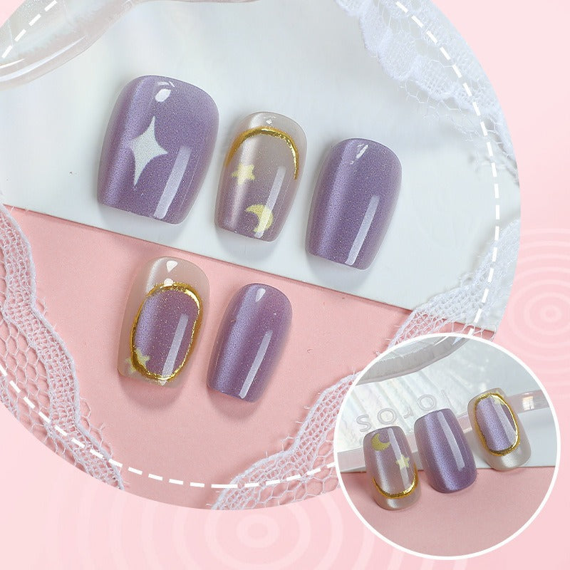 Himmlisches Sternen Nacht Press-On Nail Set