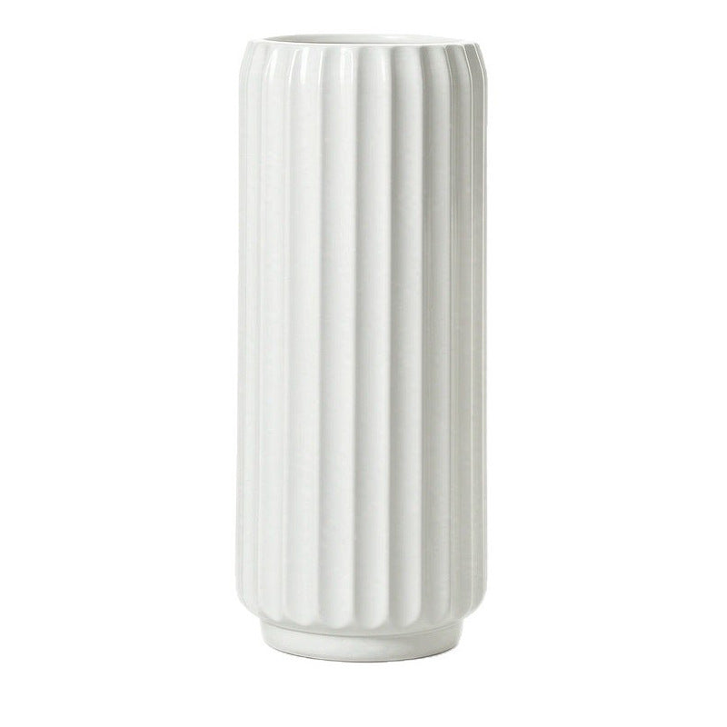 Elegante Fluted Dekorative Bodenvase Brehn