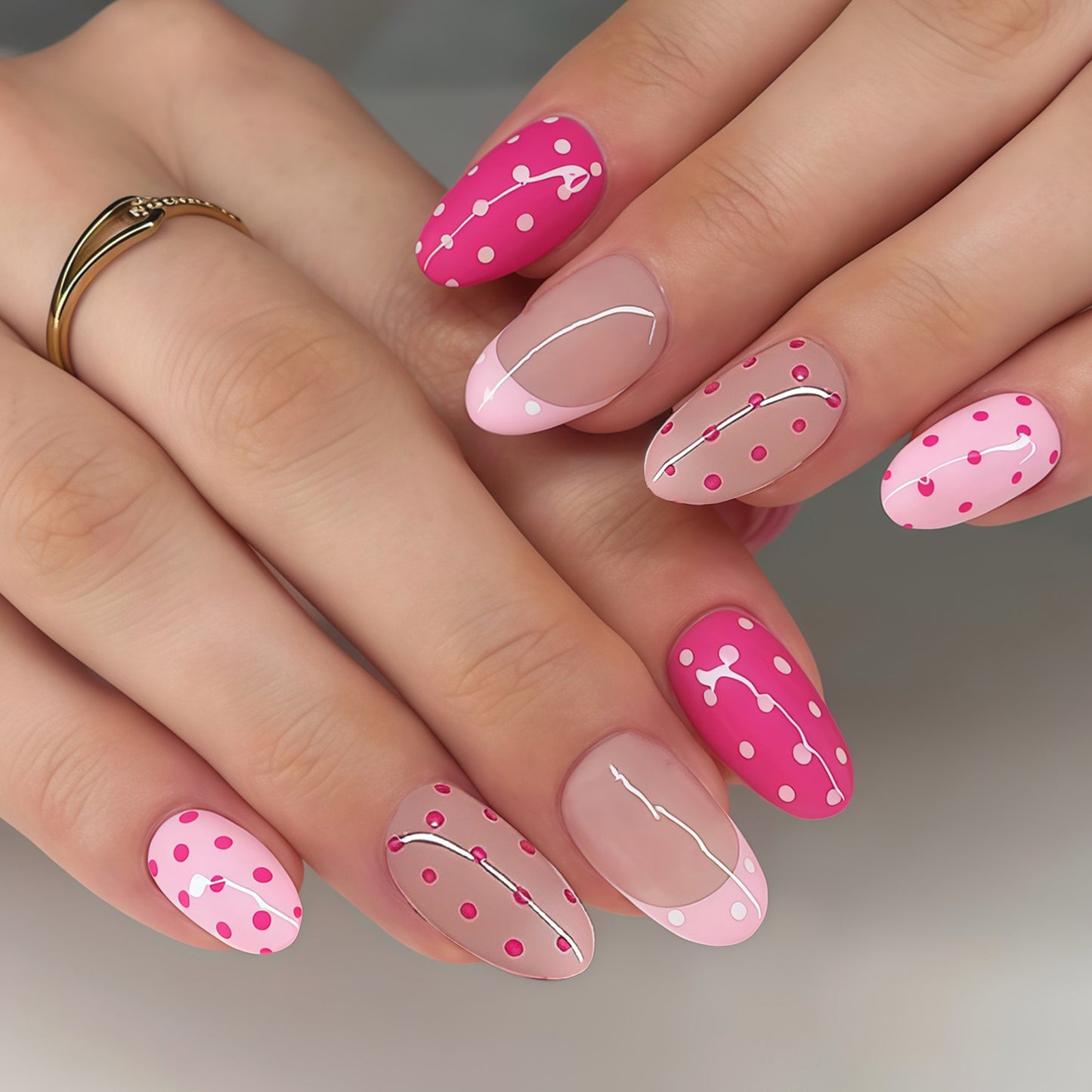 Künstlerischespunktdruck-Presse-Nagelset Brehn