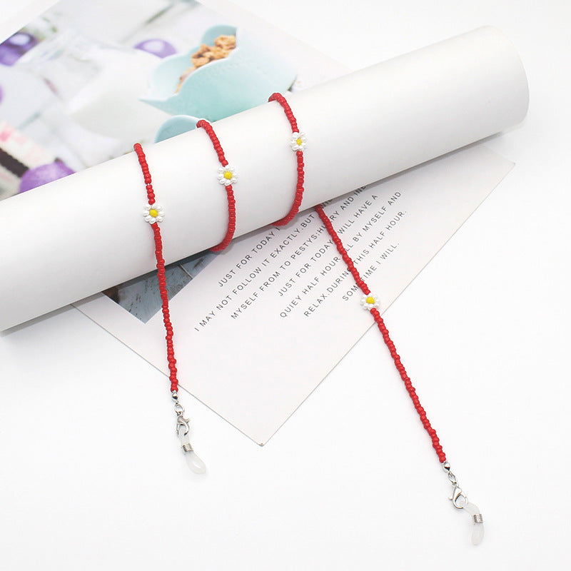 Floral Beaded Eyewear Chain Brehn