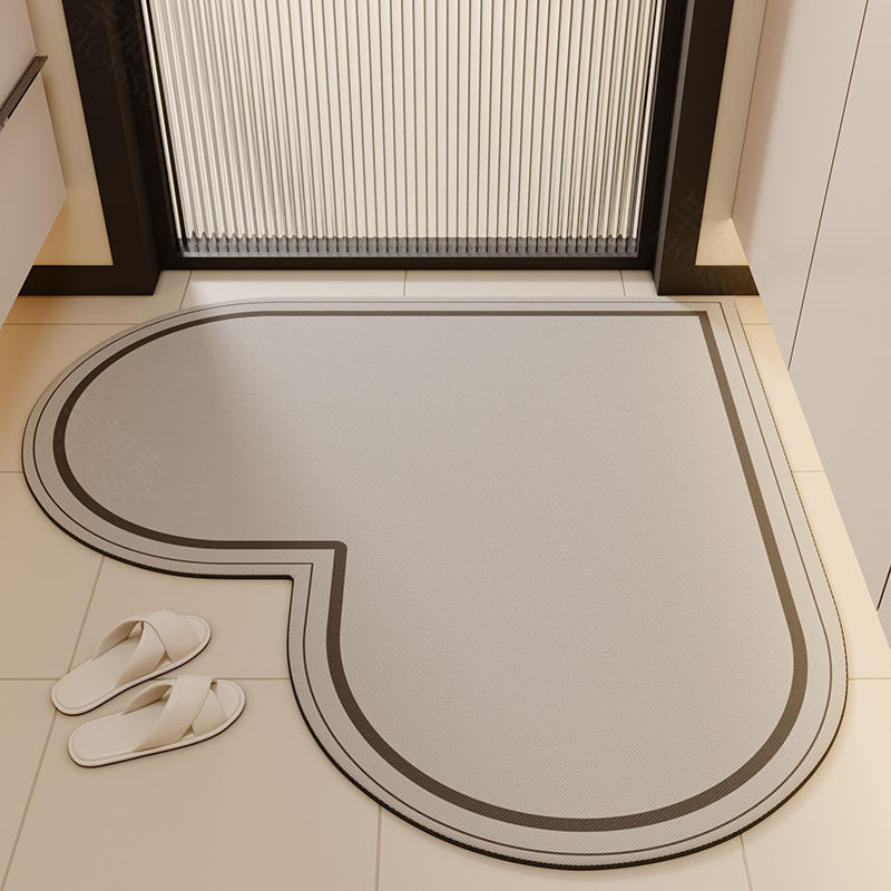 Herzförmige rutschfeste Küchenmatte Brehn
