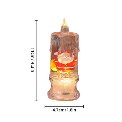 LED Weihnachtslaterne mit Santa-Figur Brehn