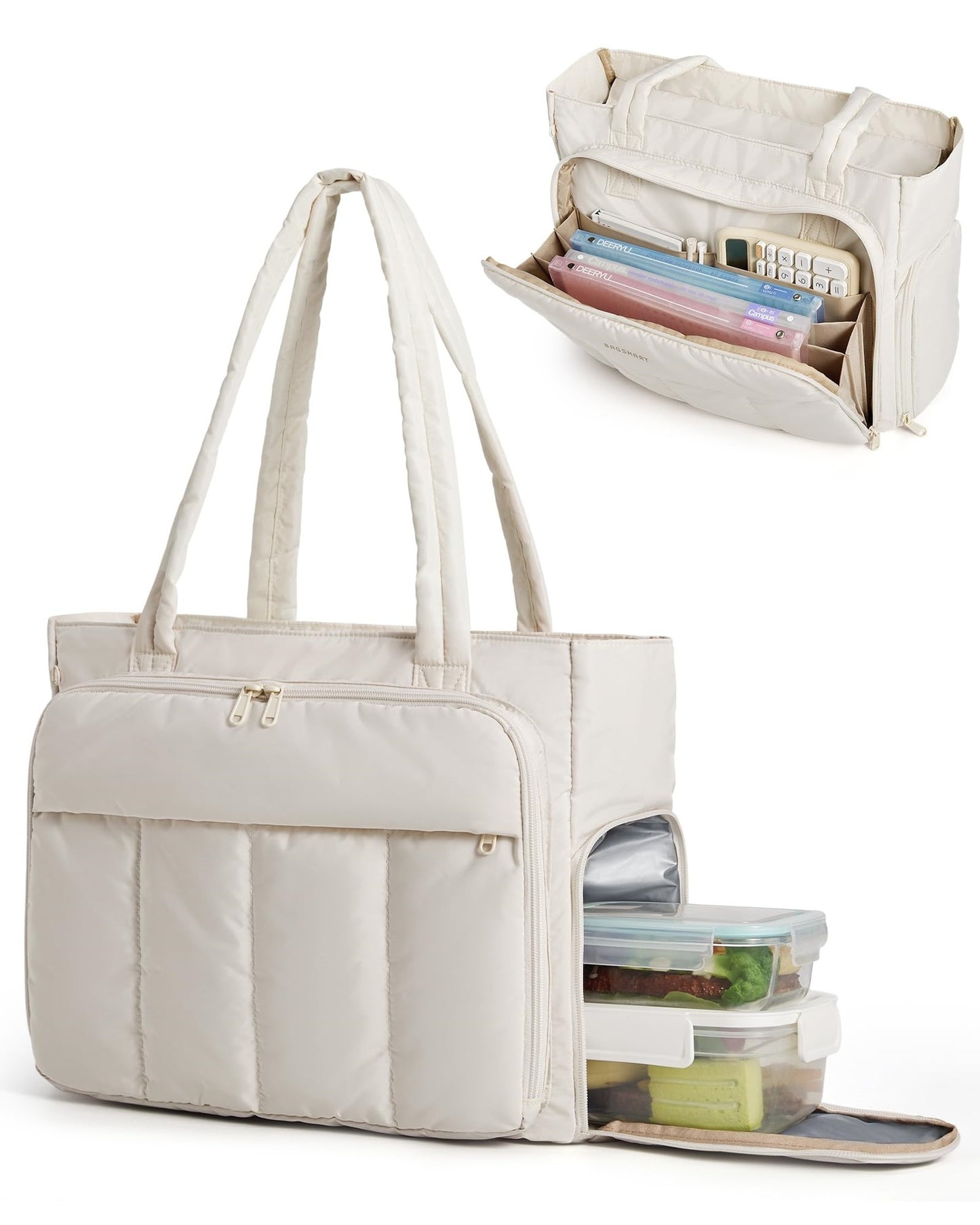 Isolierte Lunch-Tasche mit Praktischem Fächersystem Brehn