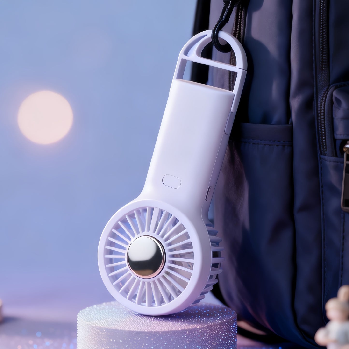 Damen tragbarer USB-Handventilator mit Haarschutzfunktion Brehn