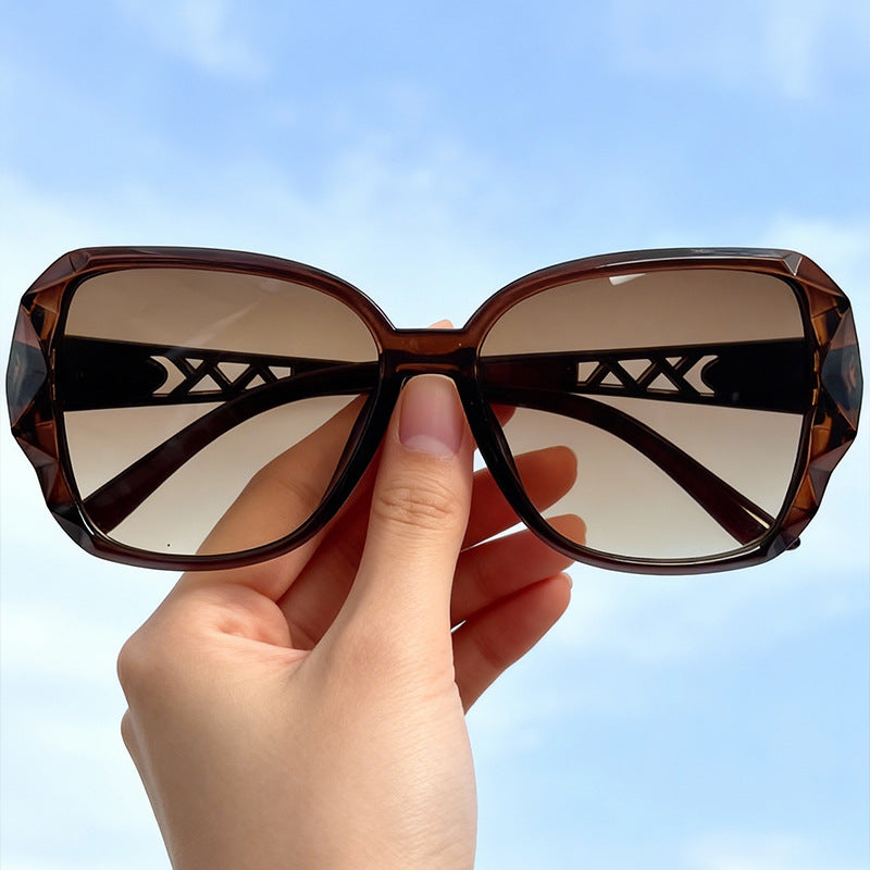 Modische Oversized Quadratische Sonnenbrille Brehn