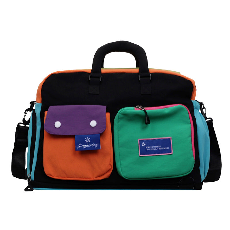 Bunte Multi-Taschen Reise-Duffle