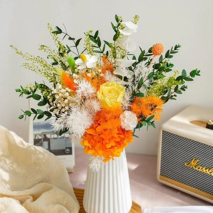 Verspielt Trockenblumenstrauß