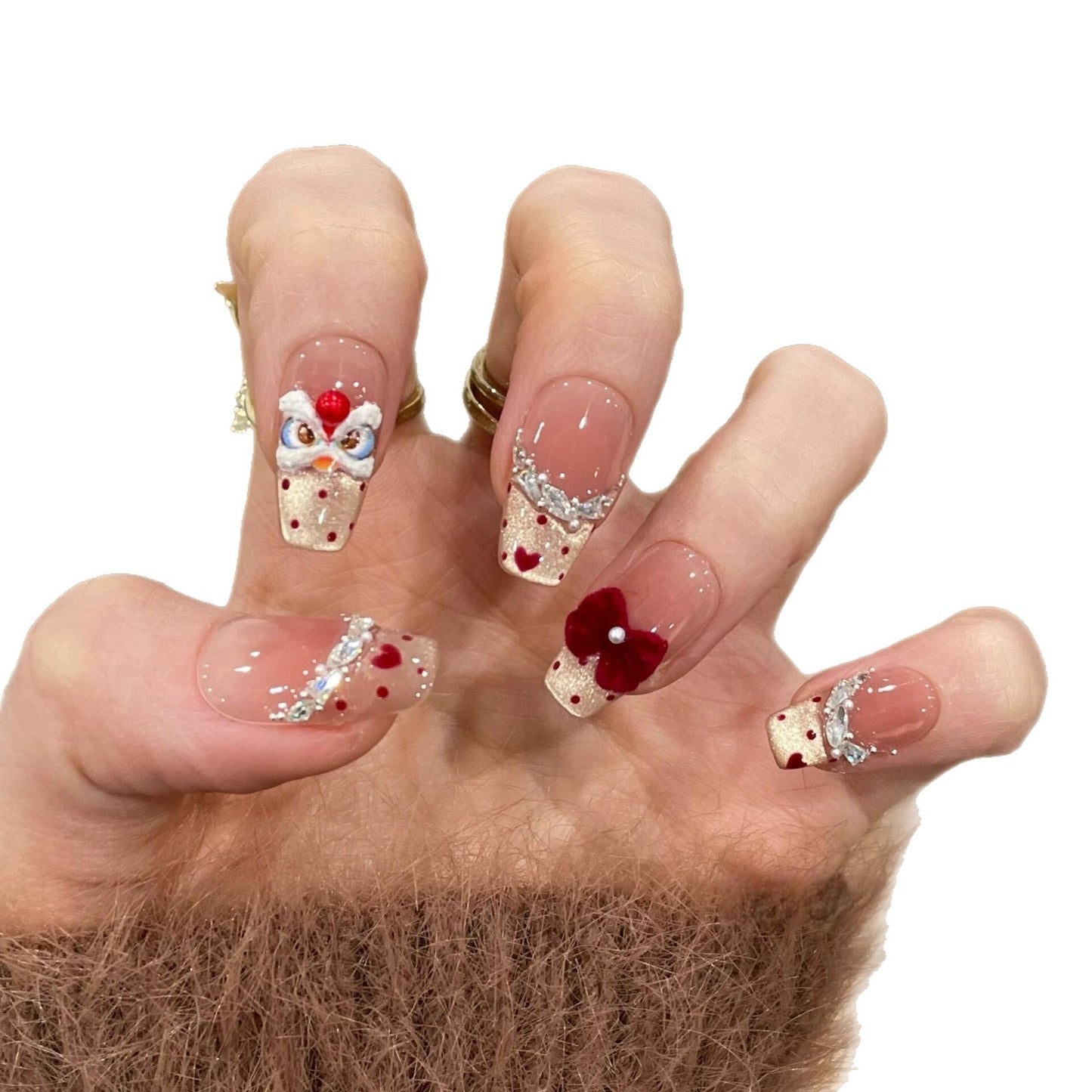 Kreative Kunstnägel mit Blumen- und Fruchtmotiven Brehn