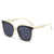 Oversized quadratische Sonnenbrille