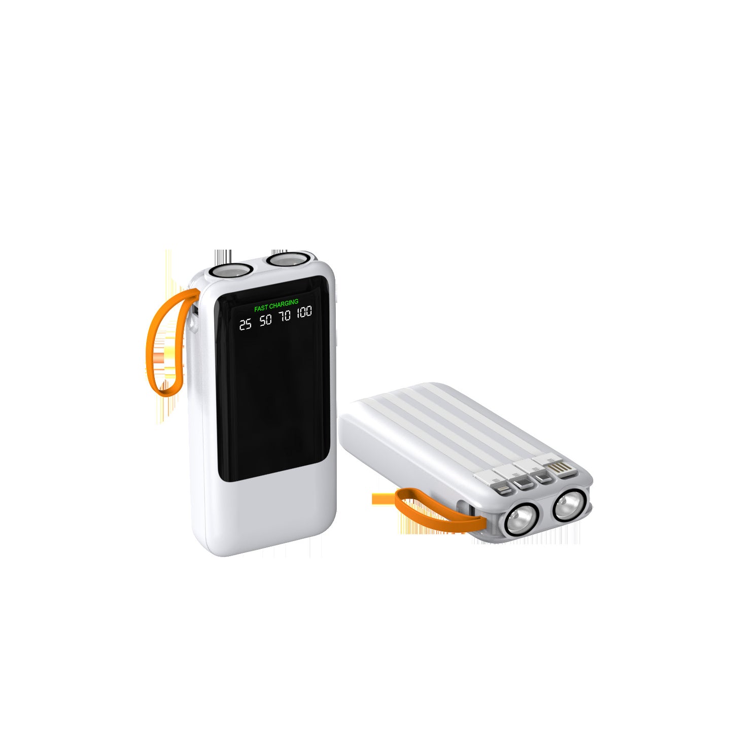 Tragbare Powerbank mit Led-Anzeige und Intelligenter Schnellladefunktion Brehn