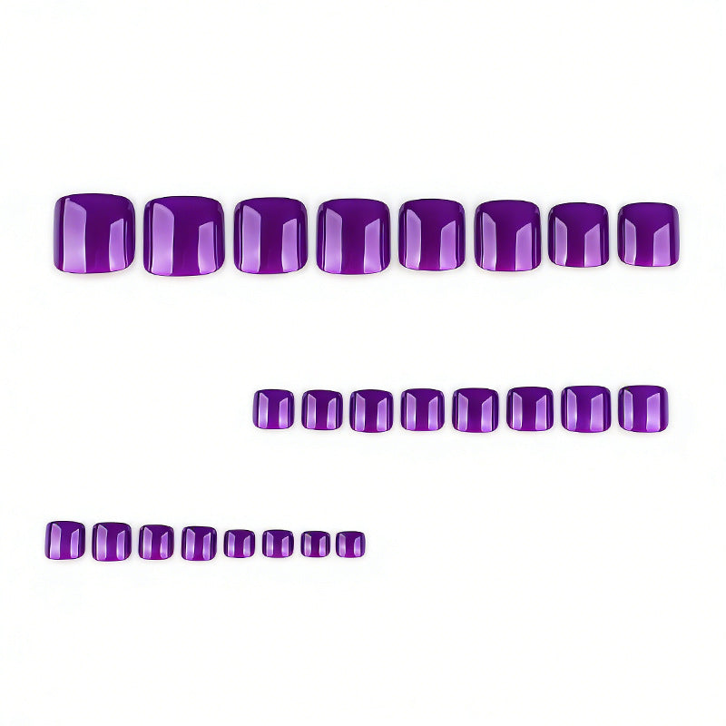 Vibrant Glossy Nail Art Brehn