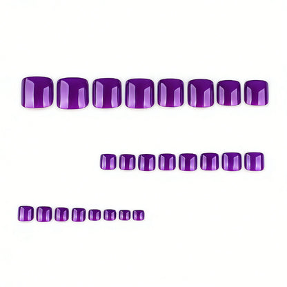 Vibrant Glossy Nail Art Brehn