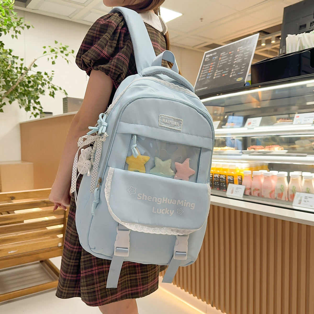 Transparenter Fenster-Rucksack Brehn