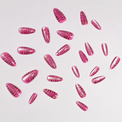 Künstlerisches Press-On-Nagelkunst-Set Brehn