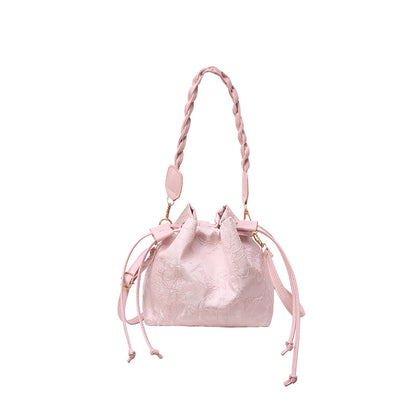 Elegante Satin Zughandtasche