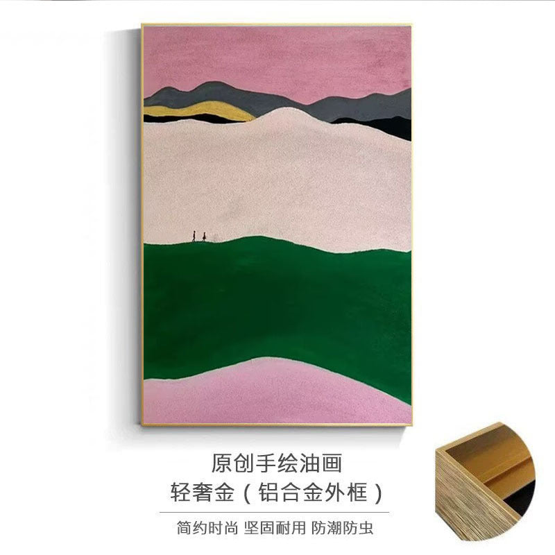 Künstlerische Landschaft gerahmt