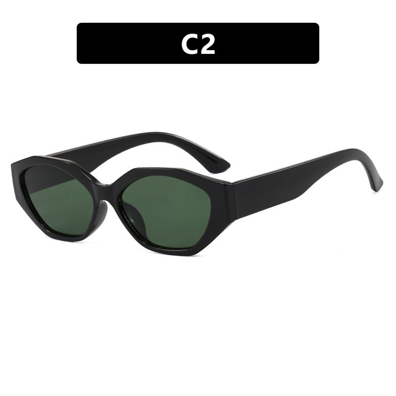 Damen stilvolle Sonnenbrille im modern geometrischen Design mit schützendem UV-Filter Brehn