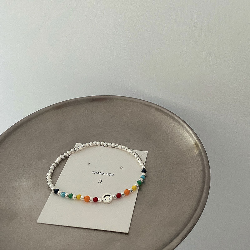 Farbige Charm Perlenarmband Brehn
