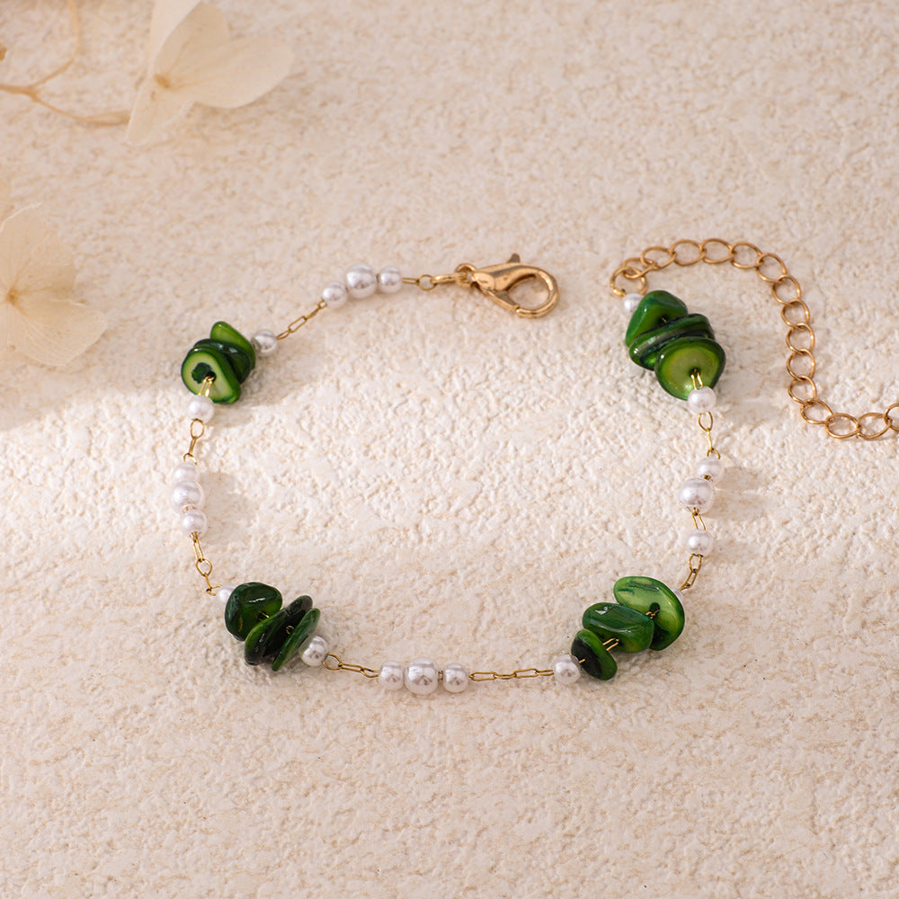 Chic Perlen- und Edelsteinarmband Brehn