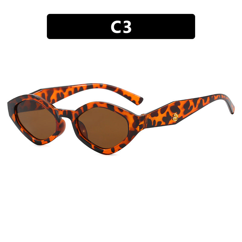 Damen modische Sonnenbrille im markanten Schmetterlingsdesign Brehn