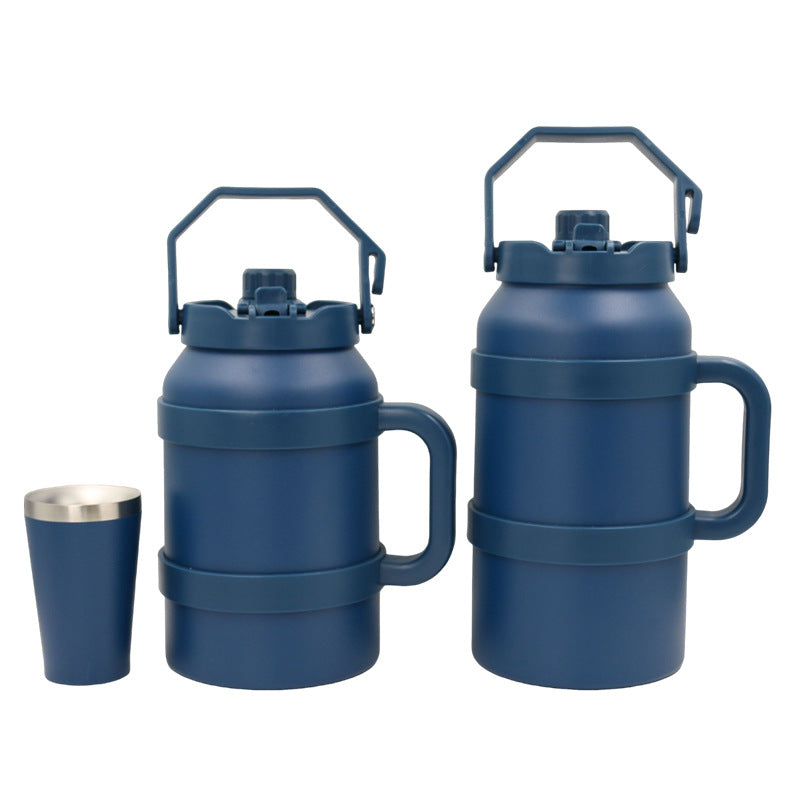 Damen Isolierte Edelstahl-Trinkkanne mit praktischem Henkel und doppelter Wandtechnik Brehn