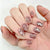 Künstlerisches Press-On-Nagelset mit Leopardenmuster-Design Brehn