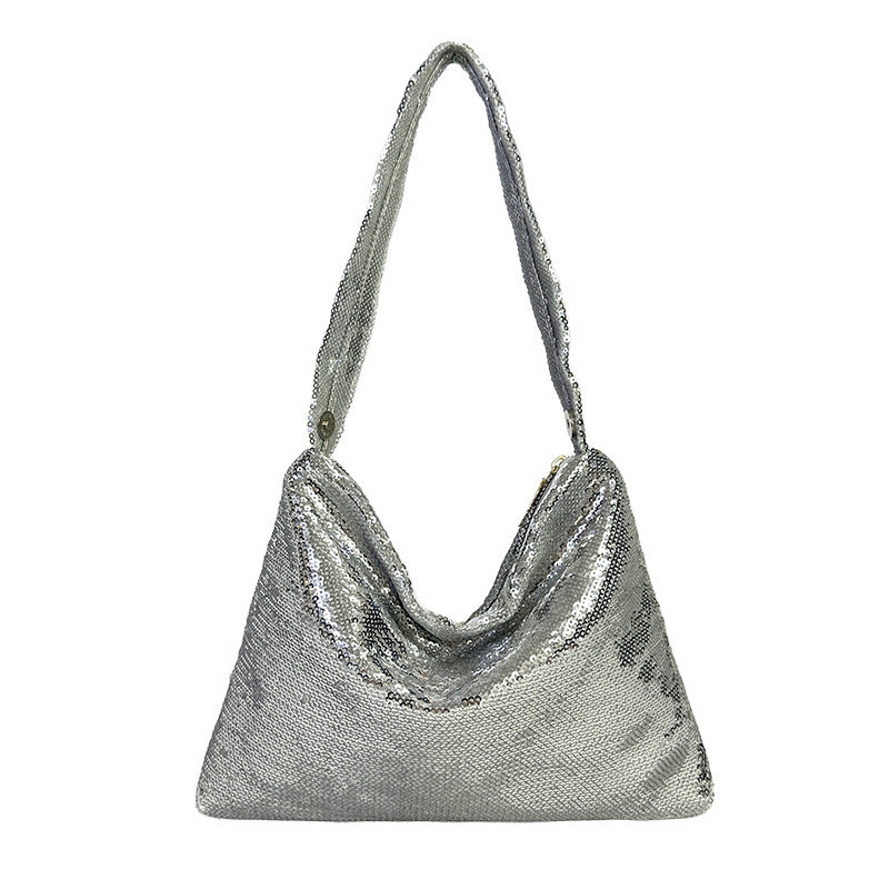 Schimmernde Pailletten Abend-Handtasche
