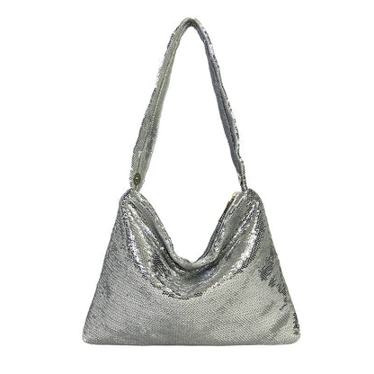 Schimmernde Pailletten Abend-Handtasche