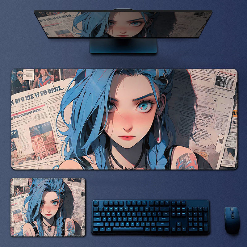 Anime-inspirierte Gaming-Mauspad