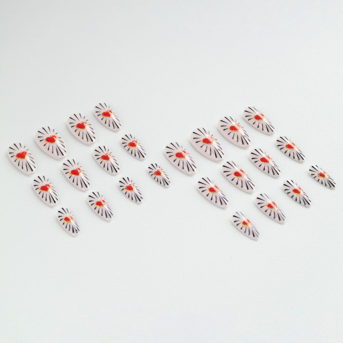 Herz Design Nagelkunst