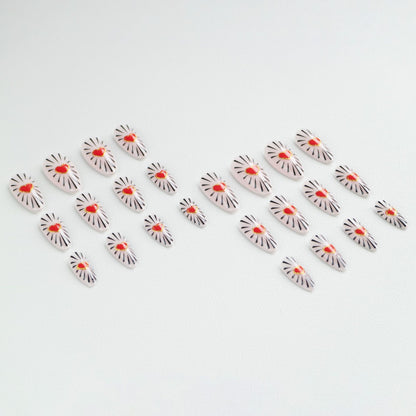 Herz Design Nagelkunst