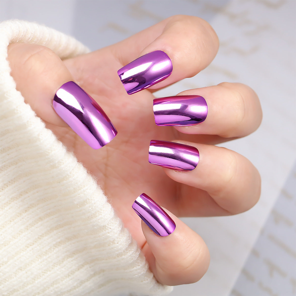 Premium Spiegel Finish Nagelkunst Tipps Brehn