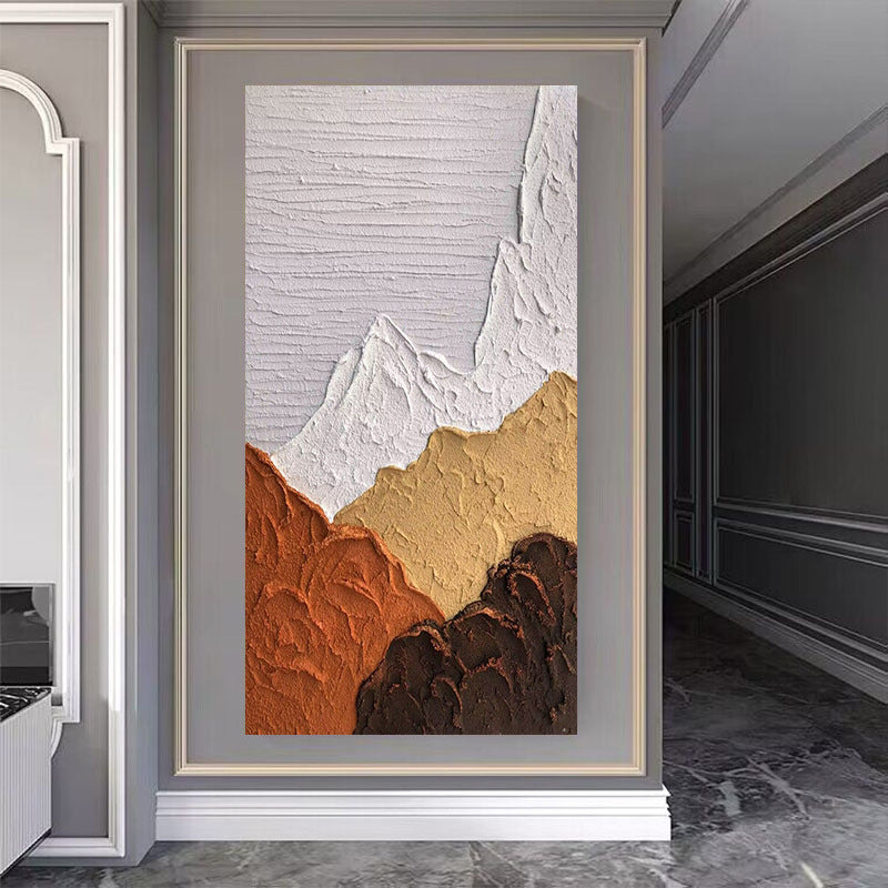 Dekorative abstrakte strukturierte Wandkunst