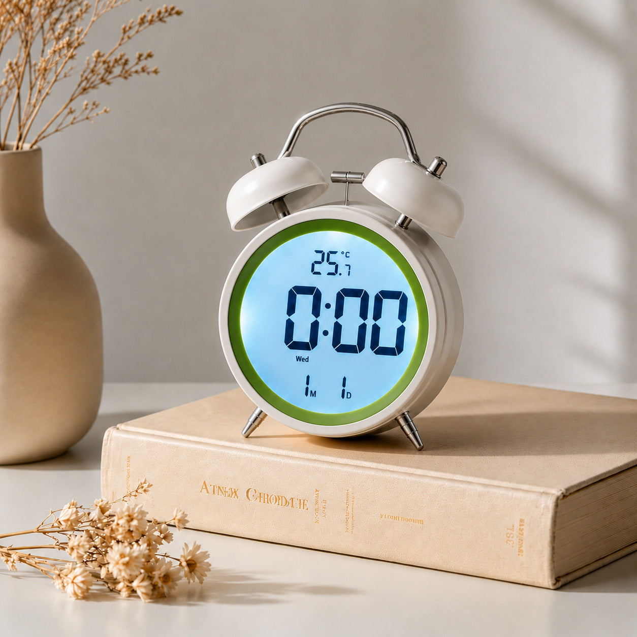 Digitaler Alarmwecker mit Retro-Design Brehn